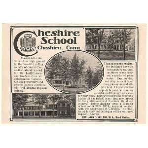  1908 Cheshire School for Boys Cheshire CT Print Ad (48949 