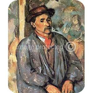  Paul Cezanne Art Peasant in a Blue Smock MOUSE PAD Office 