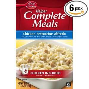 Betty Crocker Helper Complete Meals, Chicken Fettuccine Alfredo, 23.2 