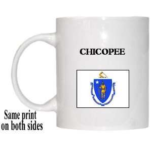  US State Flag   CHICOPEE, Massachusetts (MA) Mug 