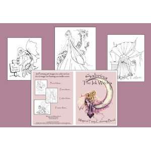  Sabrina the Ink Witch Magical Fairy Coloring Book 