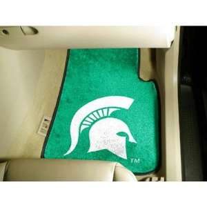  Michigan State Spartans NCAA Car Floor Mats (2 Front 