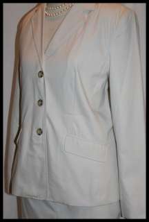 Ivory Jacket / Skirt Suit PETITE SOPHISTICATE  Sz 10 12  