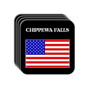  US Flag   Chippewa Falls, Wisconsin (WI) Set of 4 Mini 