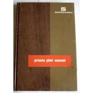 Private Pilot Manual Jeppesen Sanderson  Books