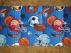 Dan River Sports Football Socc Blue NEW Valance 84 x 15