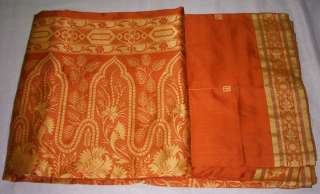 100% Pure Silk Vintage Antique Sari Saree Fabric 5+ Yard
