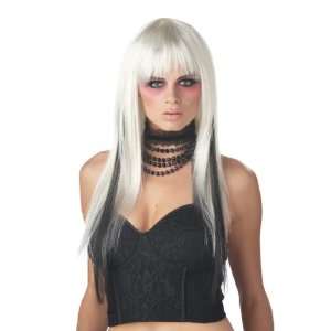 Lets Party By California Costumes Chopstix (White/Black) Wig / White