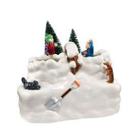 Dept 56 General Village ANIMATED SNOWBALL FIGHT 2011  