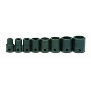  WS 2 8 8 Piece 3/8 Inch Drive Shallow 6 Point Impact Socket Set