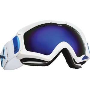   Realm Painted (White Emblem/Blue Solex) Goggles