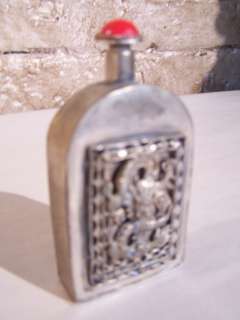 Antique Chinese Brass Serpent Snuff Bottle ($89)  