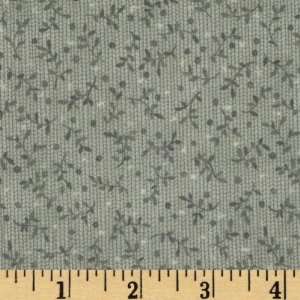  44 Wide Winsome Ditzy Leafy Twigs Azure Fabric By The 