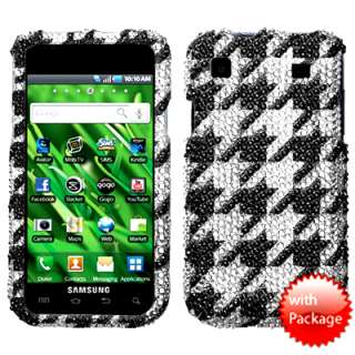 BLING Cover Case Samsung Galaxy S 4G T959V HoundsTooth  