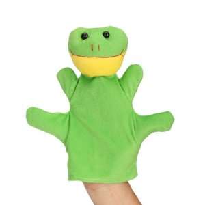  New Hand Sock Puppet Cute Frog Large Size Plush Toy Toys 