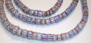   LAYER TRADE BEAD STRAND FROM THE CHEVRON FAMILY OF TRADE BEADS  