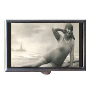  1920s Fat French Bathing Girl, Coin, Mint or Pill Box 
