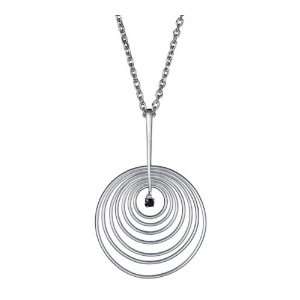  Galaxy Necklace with Pendant (Silver) (24H x 1.75W x 1 