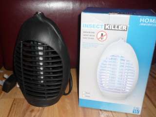 SMALL BLACK WHITE insect Killer BUG ZAPPER INDOOR use  
