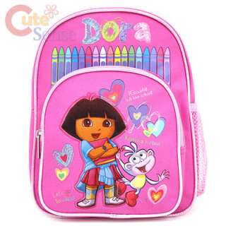   The Explorer Dora & Boots School Backpack ,Toddler Small Bag 10in Pink