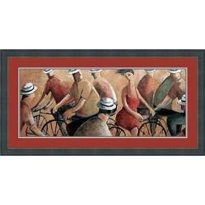  Ciclistas by Didier Lourenco   Framed Artwork