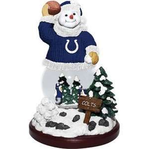  Indianapolis Colts NFL Snowfight Snowman Figurine 