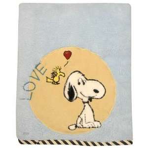 Lambs & Ivy Vintage Snoopy Crib Bedding Collection Blanket Baby