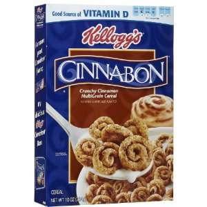 Kelloggs Cinnabon Cereal, 10 oz. box (Pack of 5)  Grocery 