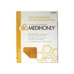 Medihoney Calcium Alginate Dressing with Medical Grade Honey (4 X 5 