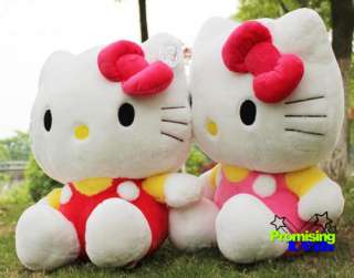 27 GIANT HELLO KITTY HUGE SOFT STUFFED GIFT DOLL CUTE PLUSH PINK/RED 