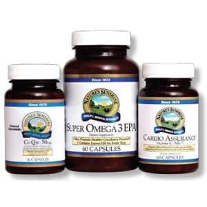 Circulatory Pack, Super Omega 3 EPA 60 Capsules, Cardio Assurance 60 