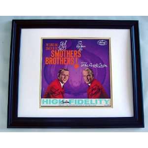  SMOTHERS BROTHERS Autographed CUSTOM FRAMED Signed Album 