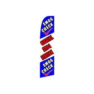  Smog Check (Official) Feather Banner Flag (11 x 2.5 Feet 