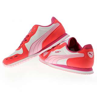 PUMA CABANA RACER SL JR (GS) YOUTH White Raspberry Pink Sneakers Shoes 
