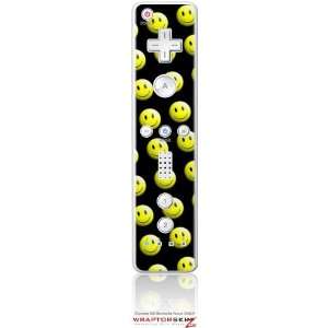  Wii Remote Controller Skin   Smileys on Black by 