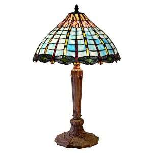  Dragonfly Design Tiffany Style Accent Table Lamp