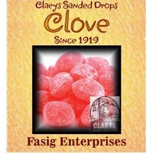 Claeys Sanded Clove Candy Drops ~ 2 Lbs ~ Old Fashioned Flavor  