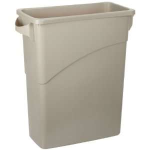 Rubbermaid Commercial LLDPE 15 7/8 Gallon Slim Jim Waste Container 