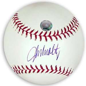 MLB Braves John Smoltz # 29 Autographed Baseball Sports 