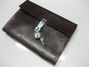  Leather Notebook Journal Diary Sketchbook with lock & key Gift  