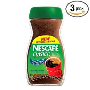Nescafe Clasico Decaf, 7 Ounce Jars Grocery & Gourmet Food