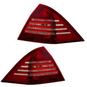   2005 Mercedes Benz W203 KS Red/Clear Tail Lights Automotive