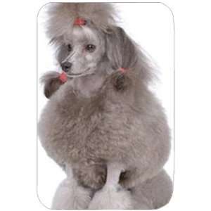  Poodle Dog Gray Tempered Cutting Board