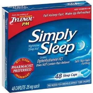  Simply Sleep Nighttime Sleep Aid Caplets Health 
