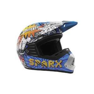  2009 Sparx D 07 Youth Helmets   Pow Graphic Youth Large 