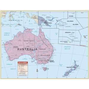  Universal Map 762517387 Australia Primary Classroom Wall Map 