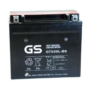  GS Battery FS #GTX20L BS Premium AGM Battery Automotive