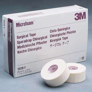  Microfoam Tape, 1 in x 5 yd (pack of 12) Health 