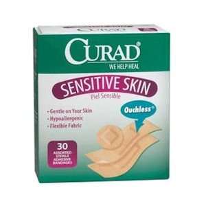  Curad Sensitive Skin Bandages Assorted 30 Health 
