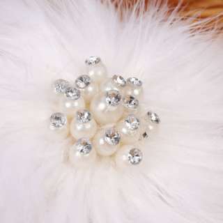   Wedding Bride Bridal Headdress Flower Pearl with Hair Clip Sale  